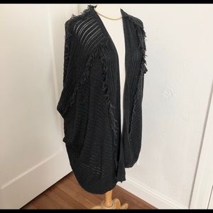 NWOT Ella Moss Asymmetric Fringey Sweater Size M/L